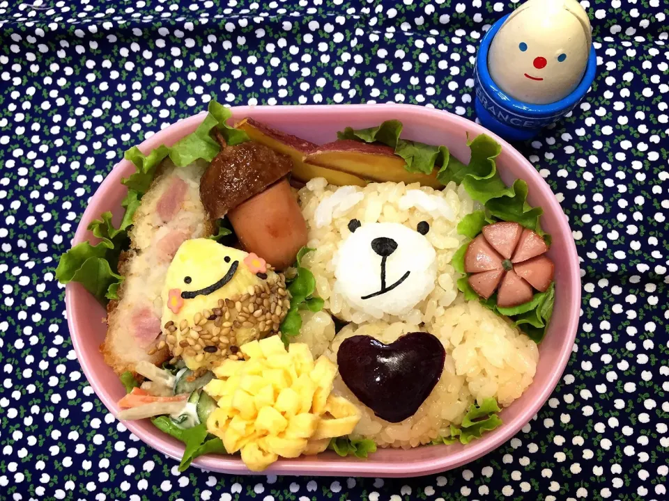 Snapdishの料理写真:テッド弁当🐻|ゆりゆりさん