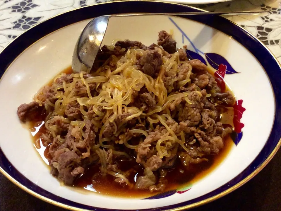 今宵は、みんな大好き❣️牛丼😋|アライさんさん