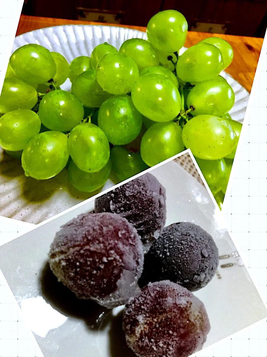 冷凍葡萄🍇大好きな食べ方💕|keikoさん