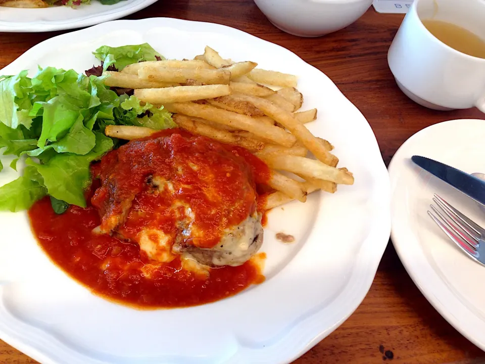 淡路牛ハンバーグランチ|まきさん