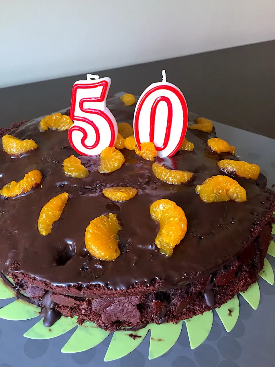 50th Birthday Chocolate Cake #birthdaycake #chocolate|LucieFoodさん