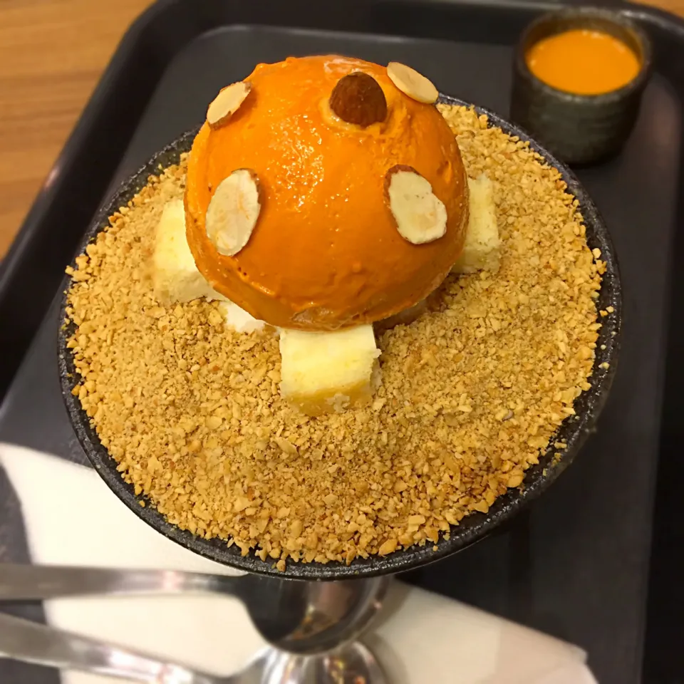 Thai milk tea bingsu~|해리さん