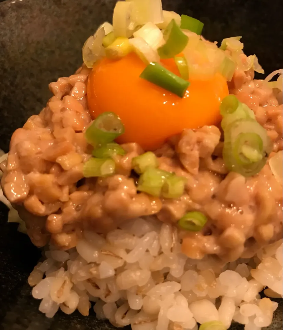 Snapdishの料理写真:納豆ごはん#ランチ #料理 #レシピ #簡単レシピ #簡単|Miho nagoshiさん