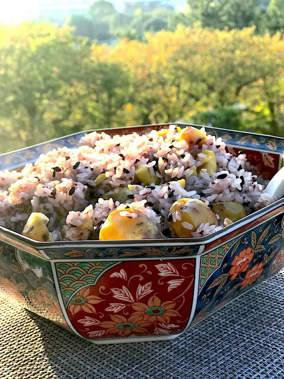 黒米で栗🌰おこわ飯
季節は秋へ|シュトママさん