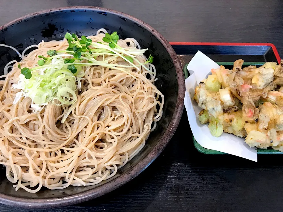 あさりかき揚げ蕎麦|しいたけ茶さん