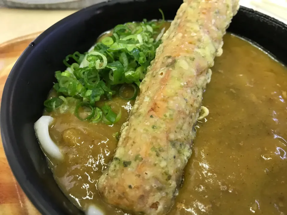 カレーうどん、ちくわ天トッピング|buhizouさん