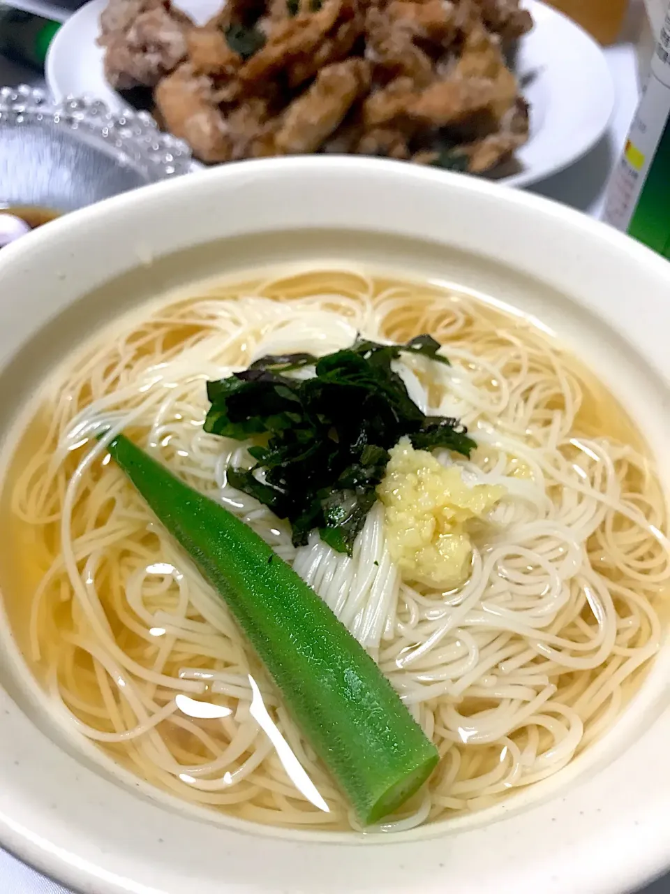 Snapdishの料理写真:昆布茶そうめん|はるみ(o^^o)さん