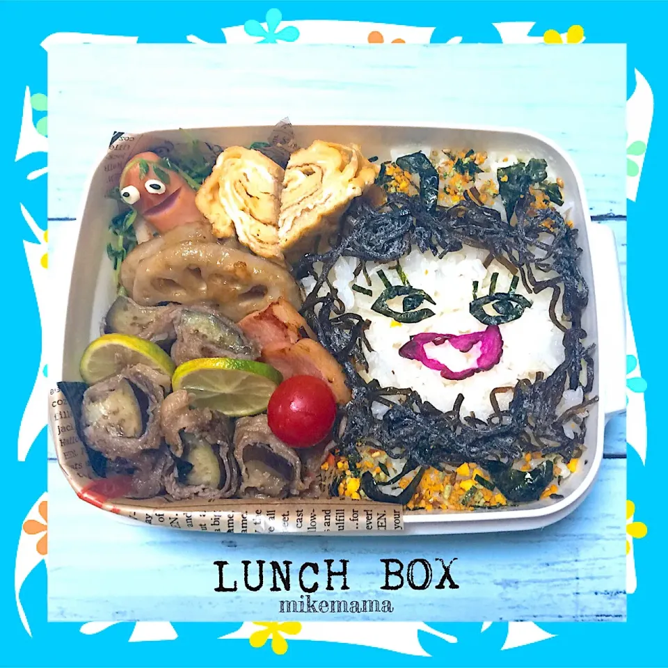 息子弁当  黒毛ぇちゃん|miyukiさん