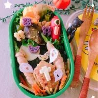 ハロウィン🎃👻弁当|ロミロミさん