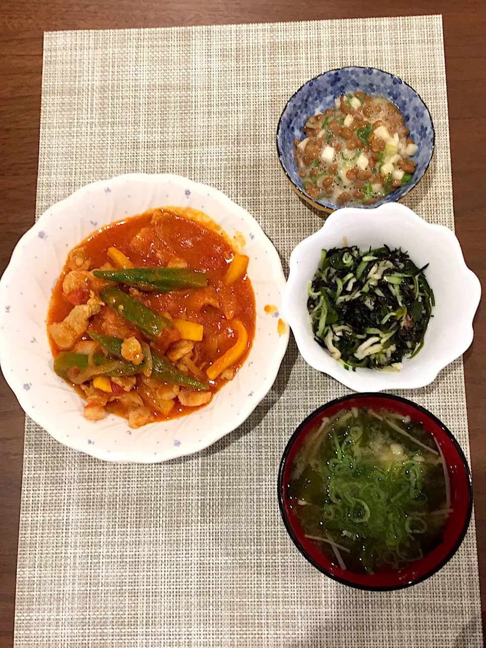 ポークとトマト スパイス風味|浜@ちゃんさん