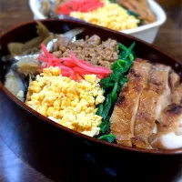 Snapdishの料理写真:明日のために
三色弁当|Akira  Nakamuraさん