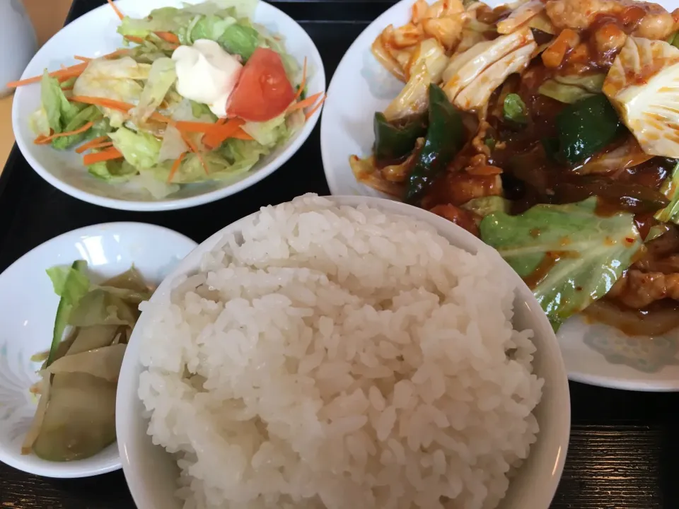 Snapdishの料理写真:回鍋肉定食|フージさん