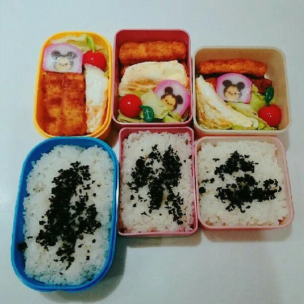 10/3(火)の3人弁当🍱|ふみぃさん