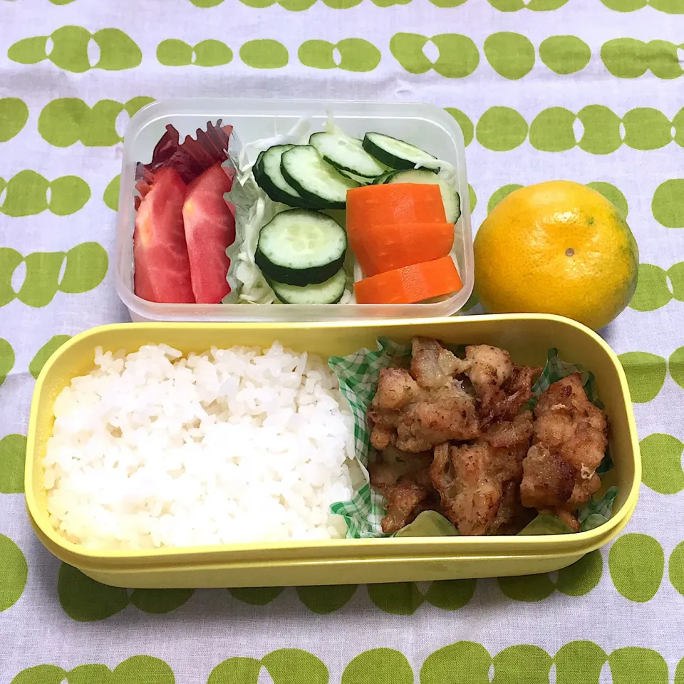 鶏ささみと玉ねぎのかき揚げ弁当|とにおさん