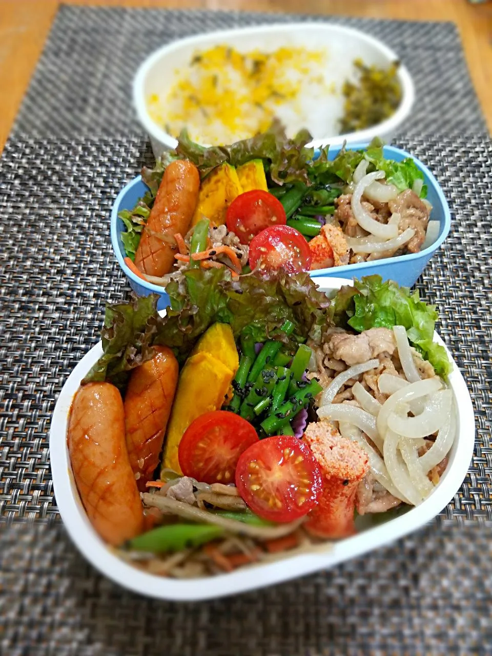 今日の親子弁当🎵しょうが焼き🐷🐷🐷|クッキングオヤジさん