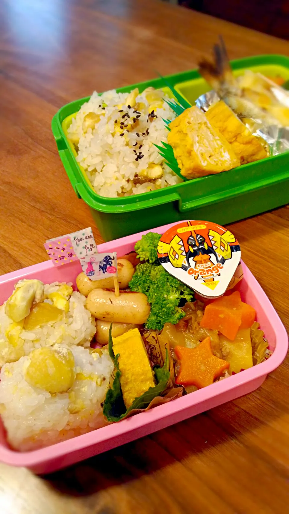 Snapdishの料理写真:栗ご飯弁当|いりごまさん