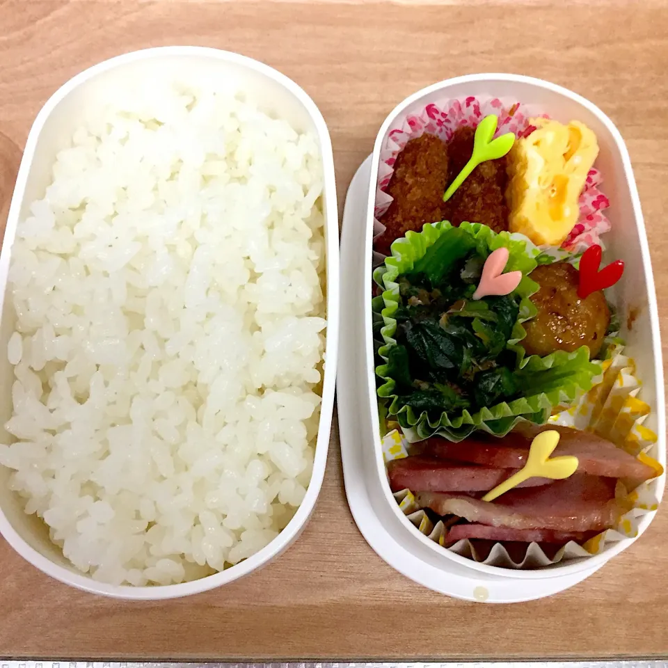 中3娘お弁当♡
#お弁当 
#牛乳アレルギー 
#ナッツアレルギー|とんちゃさん