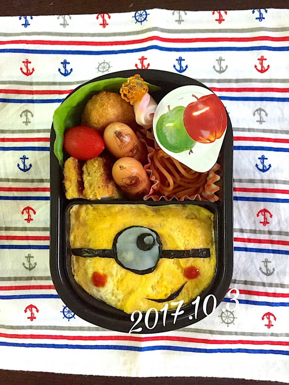 ミニオン弁当♡

#幼稚園 #年中 #お弁当 #キャラ弁 #ミニオン|カイサナママさん