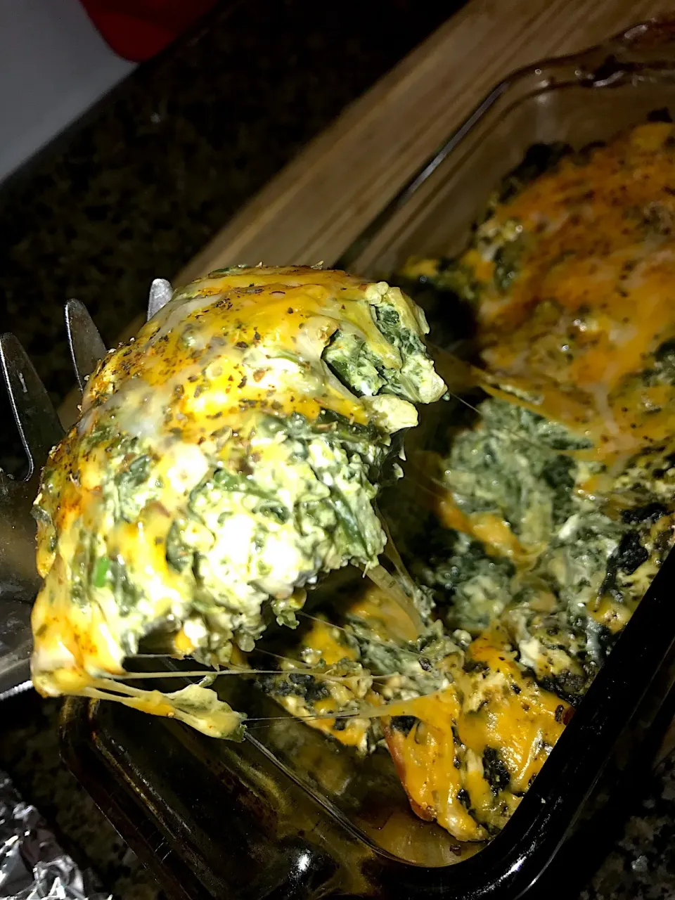 Three cheese spinach dip (baked)|Tawanjaさん