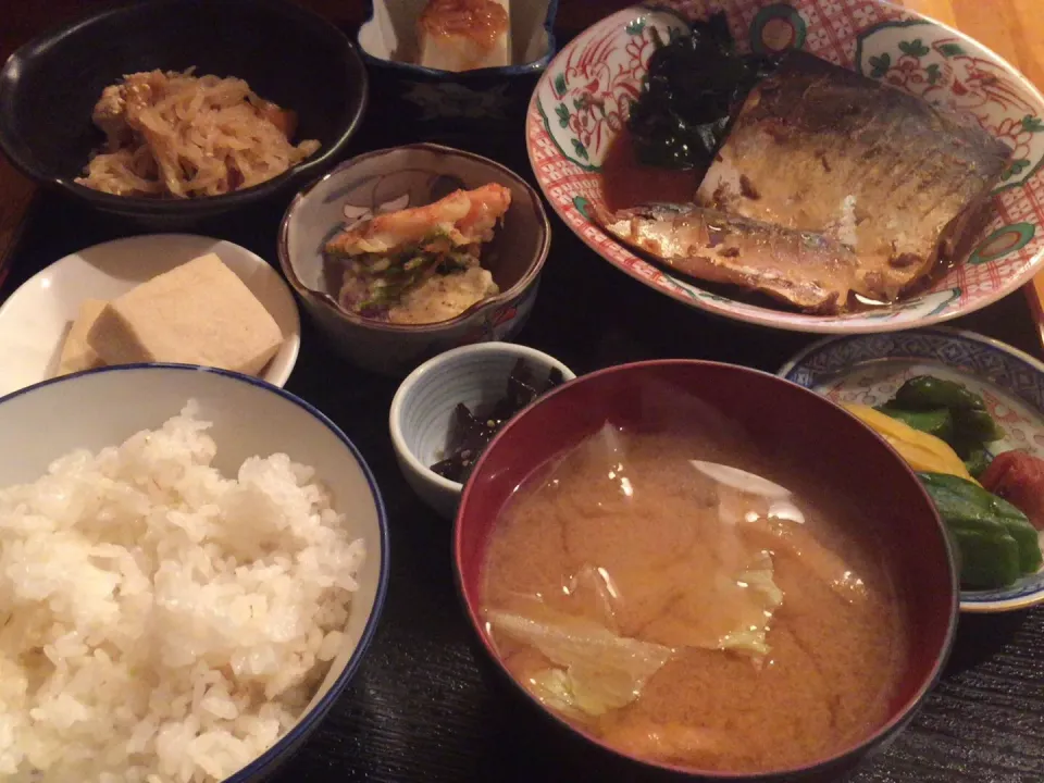 鯖味噌定食  800円|おっちさん