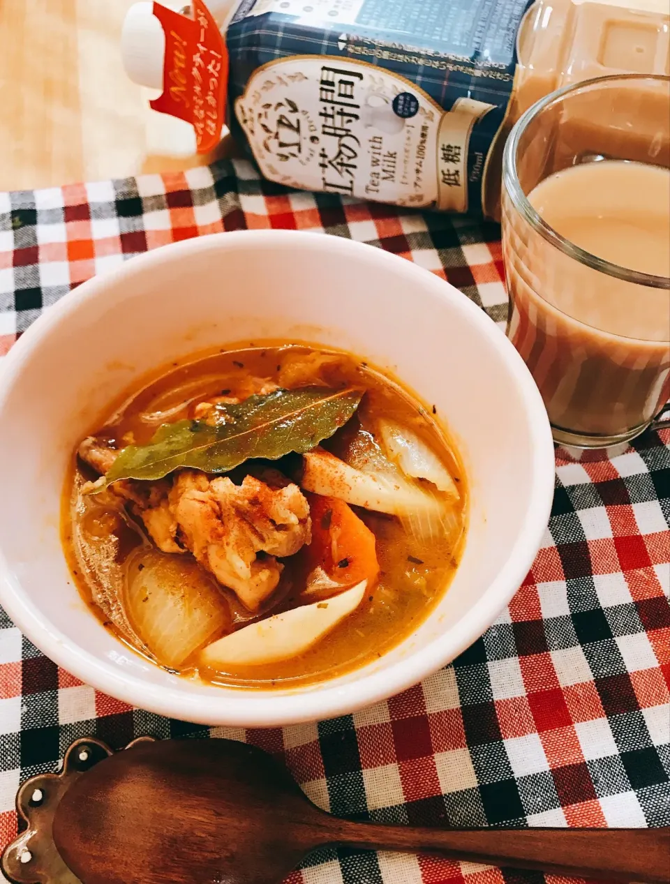 Snapdishの料理写真:紅茶の時間とスープカレー✩︎⡱|yukikiさん