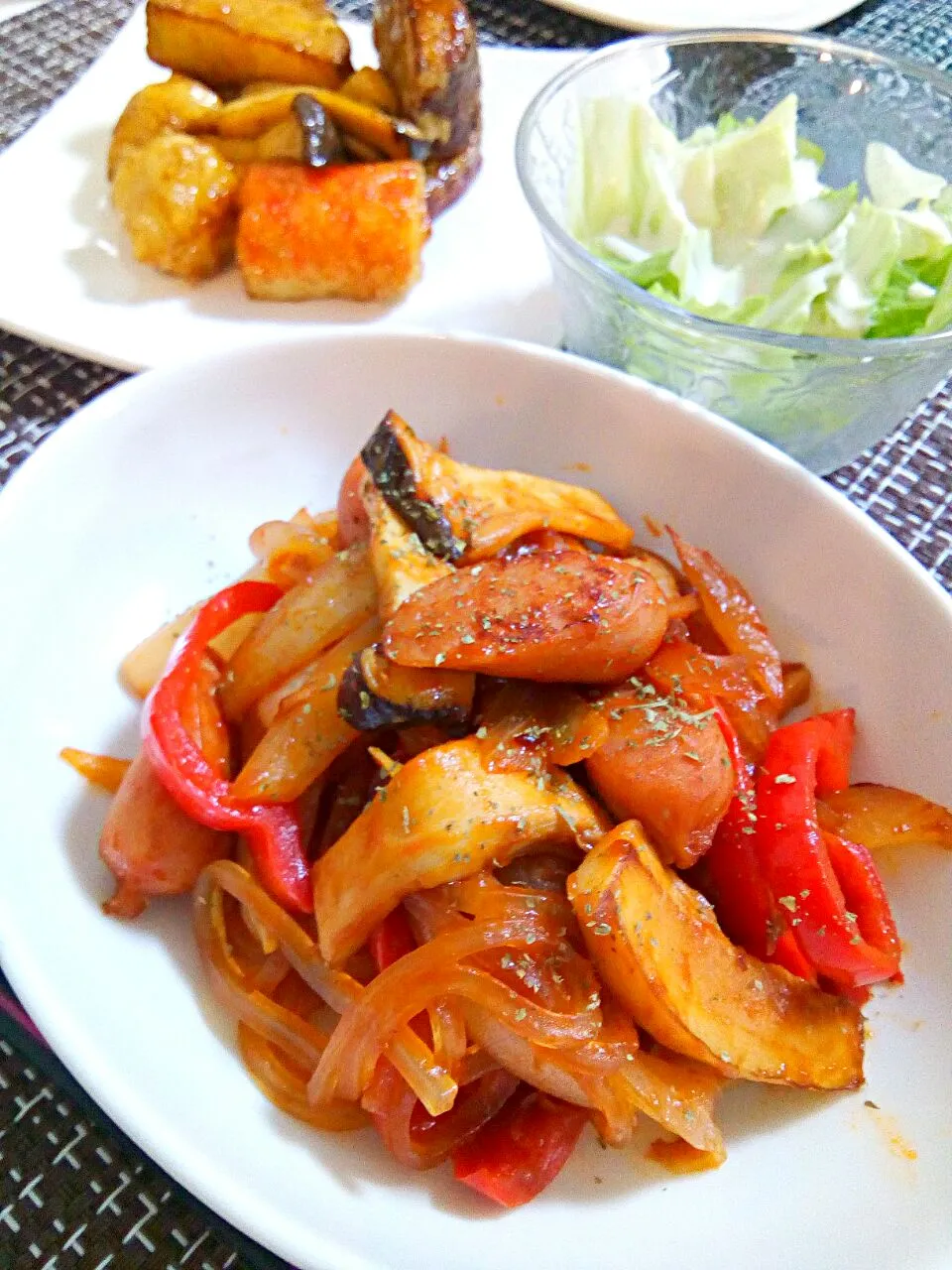 モニターで当選した生マロニーでナポリタン♡

食感がもちもちで美味しい〜(๑´ڡ`๑)
鍋にしか使ったことなかったけど
色々なのに使えそう！

 #おうちごはん #Dinner #ナポリタン #生マロニー|しほさん