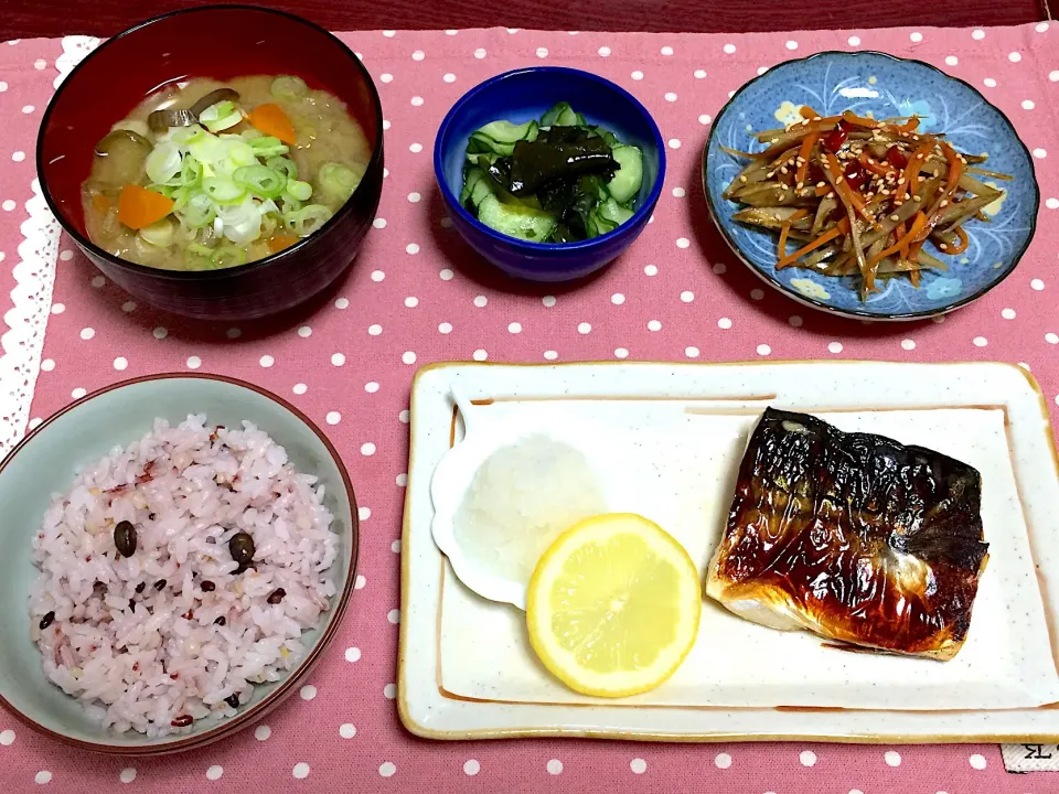 鯖の塩焼き定食|ゆぴさん