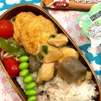 パパたろ弁当🍱

雑穀ごはん
かぼちゃ🎃コロッケ
野菜炒め
鶏肉とこんにゃくのトロトロ味噌炒め
ミニトマト
枝豆|ひななぎさん