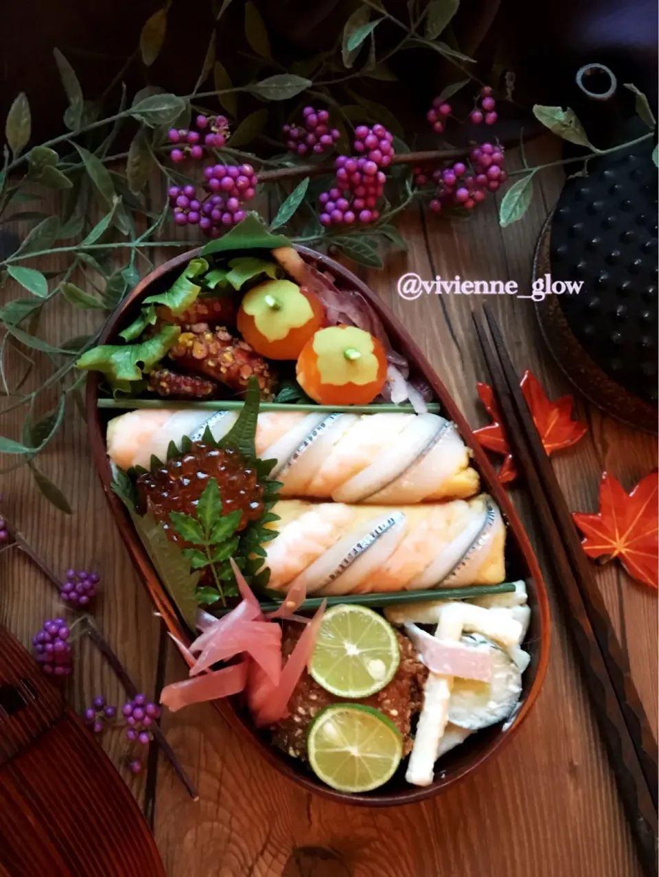 海老さより手網寿司弁当|vivienne_glowさん