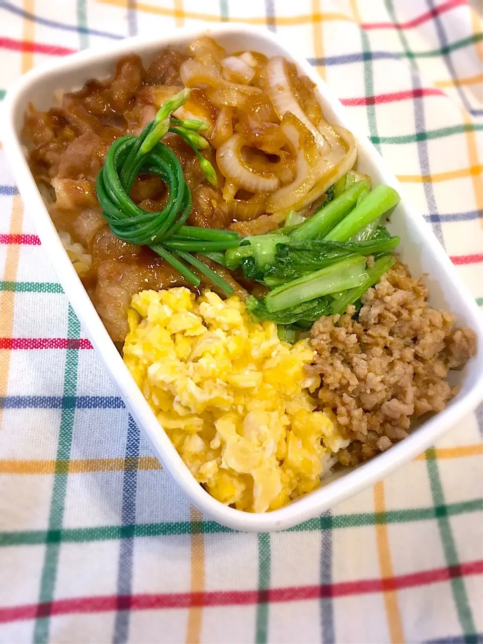 Snapdishの料理写真:今日のパパ弁当は5色弁当💕|key♪さん