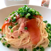 明太子クリームパスタ #社食