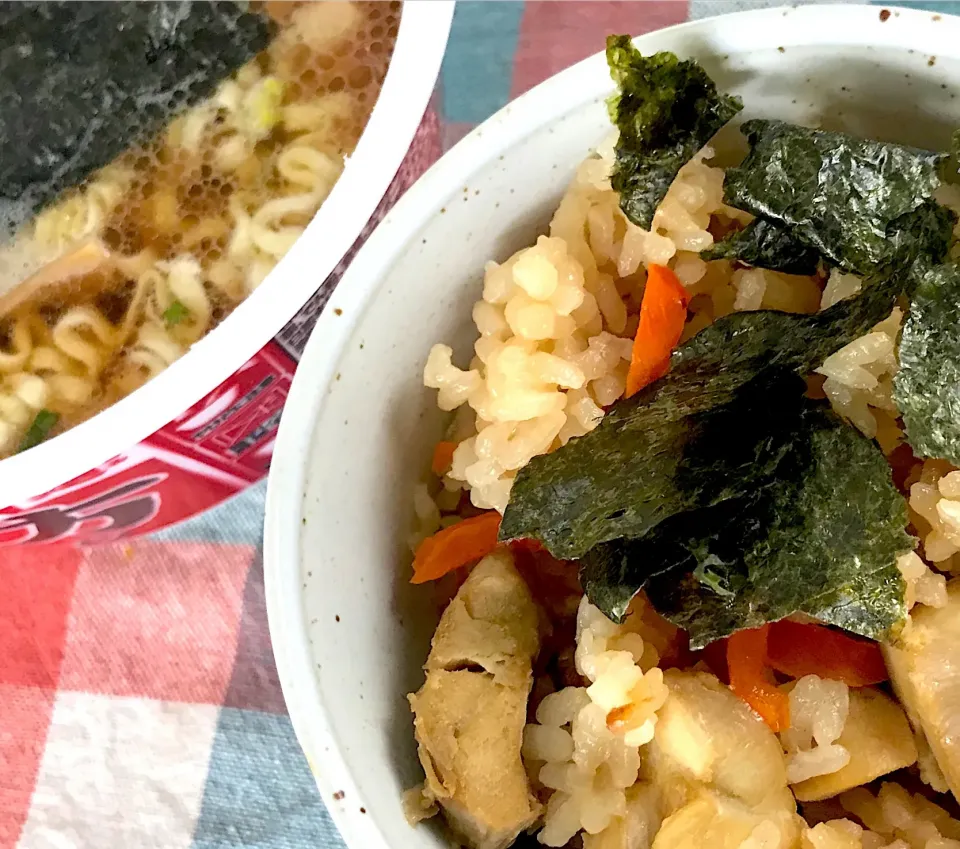 炊き込みご飯🍚カップ麺|純さん