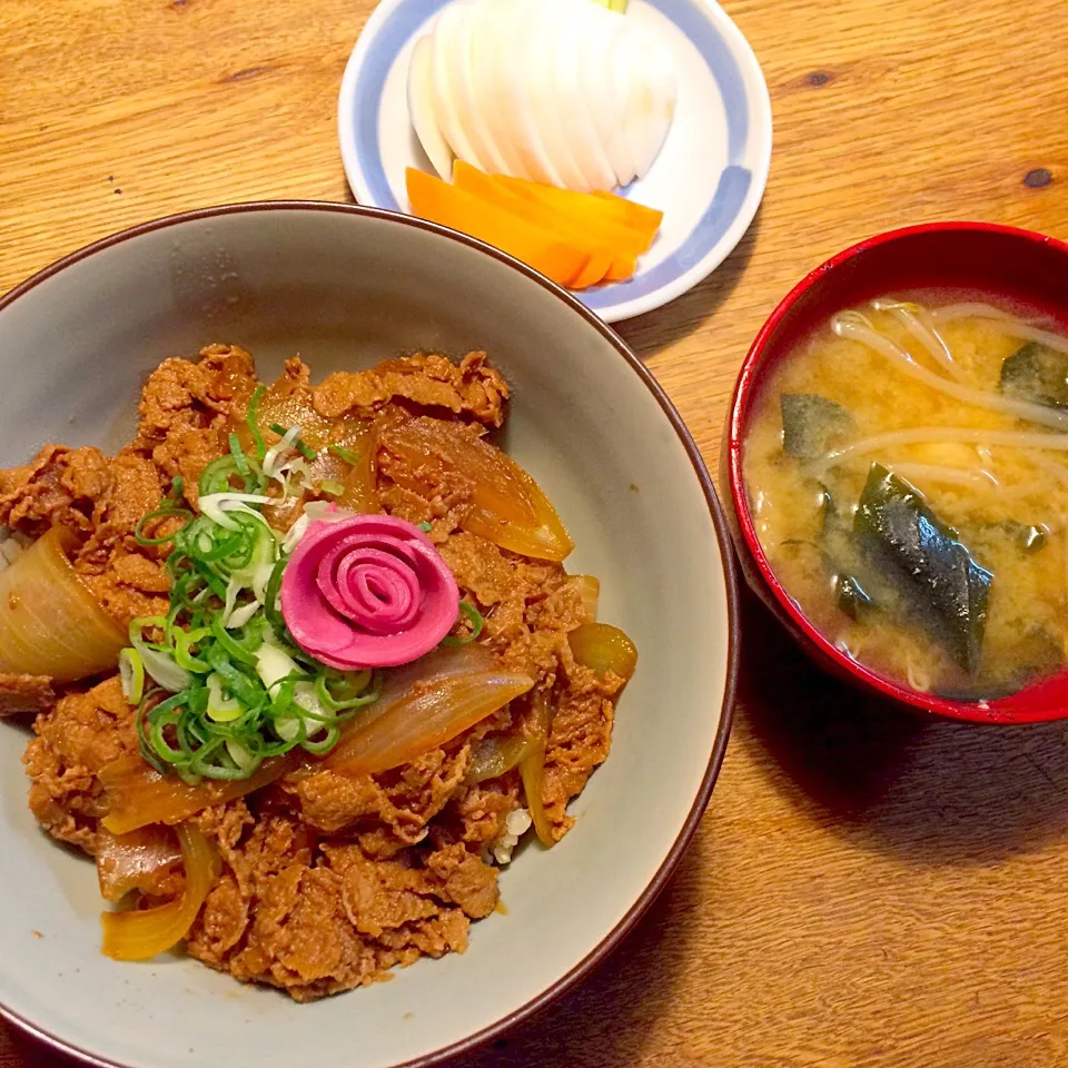 vegan グルテンフリー シュガーフリー
大豆ミートで牛丼風|makiko_aさん