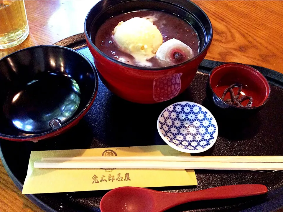 【鬼太郎茶屋】目玉おやじのクリームぜんざい|ひよこさん