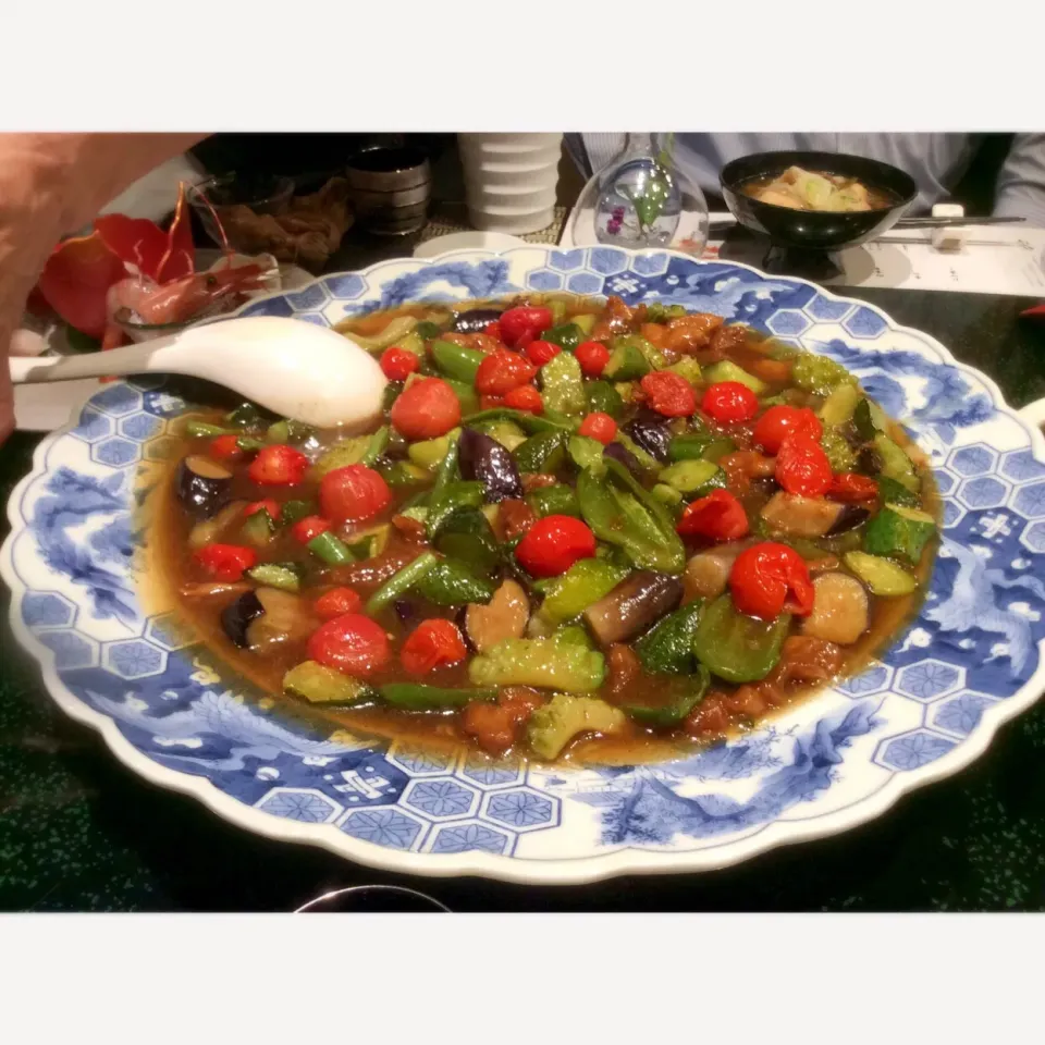 Snapdishの料理写真:地野菜で作った酢豚風|Takeshi  Nagakiさん