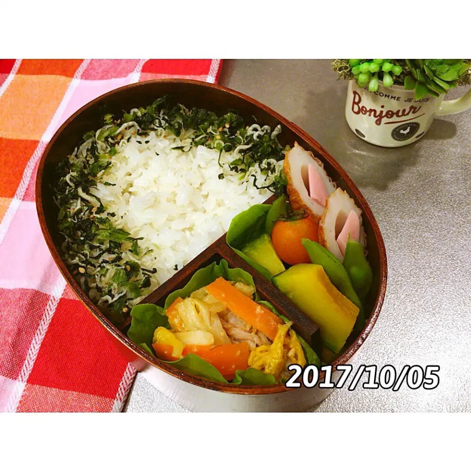 2017/10/05🍁

#今日のお弁当 #手抜き弁当🍱 #お弁当記録|makkkkkoさん