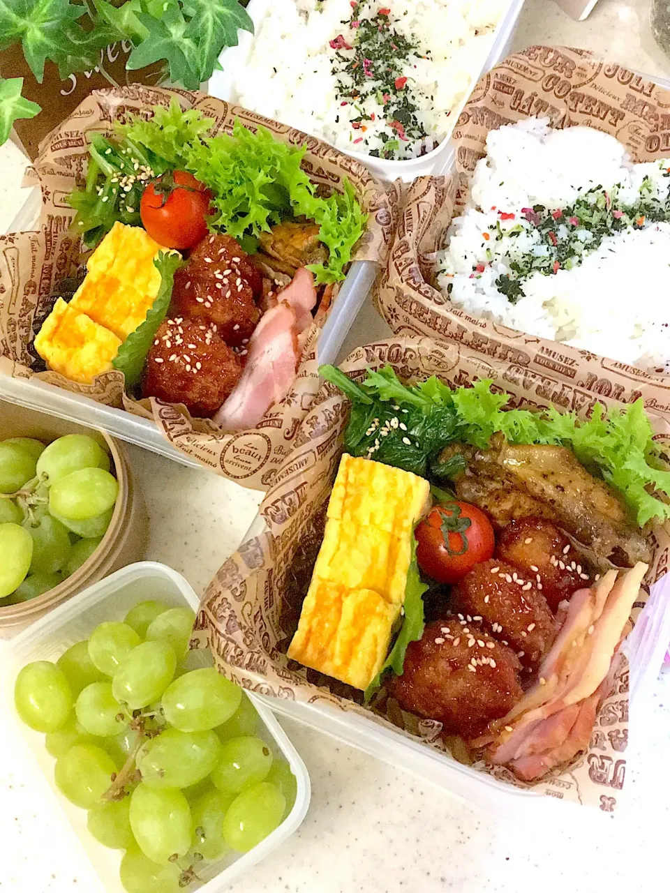 高校男子弁当
✳︎鶏肉カレー粉焼き
✳︎だし巻き卵
✳︎小松菜おひたし
✳︎ベーコン|emisanさん