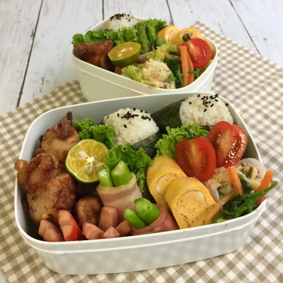 娘が作って私が詰めたお弁当|サリーさん