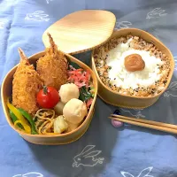 Snapdishの料理写真:#曲げわっぱ弁当|おくるまさん