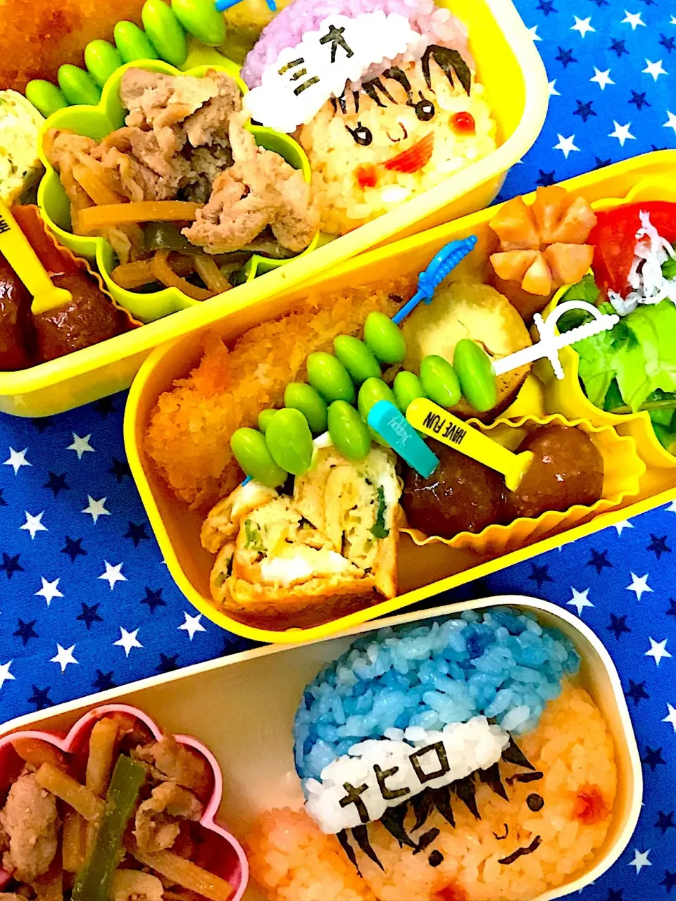 長男 次男 幼稚園 お弁当🍱 #年長  #年少|ひかりさん