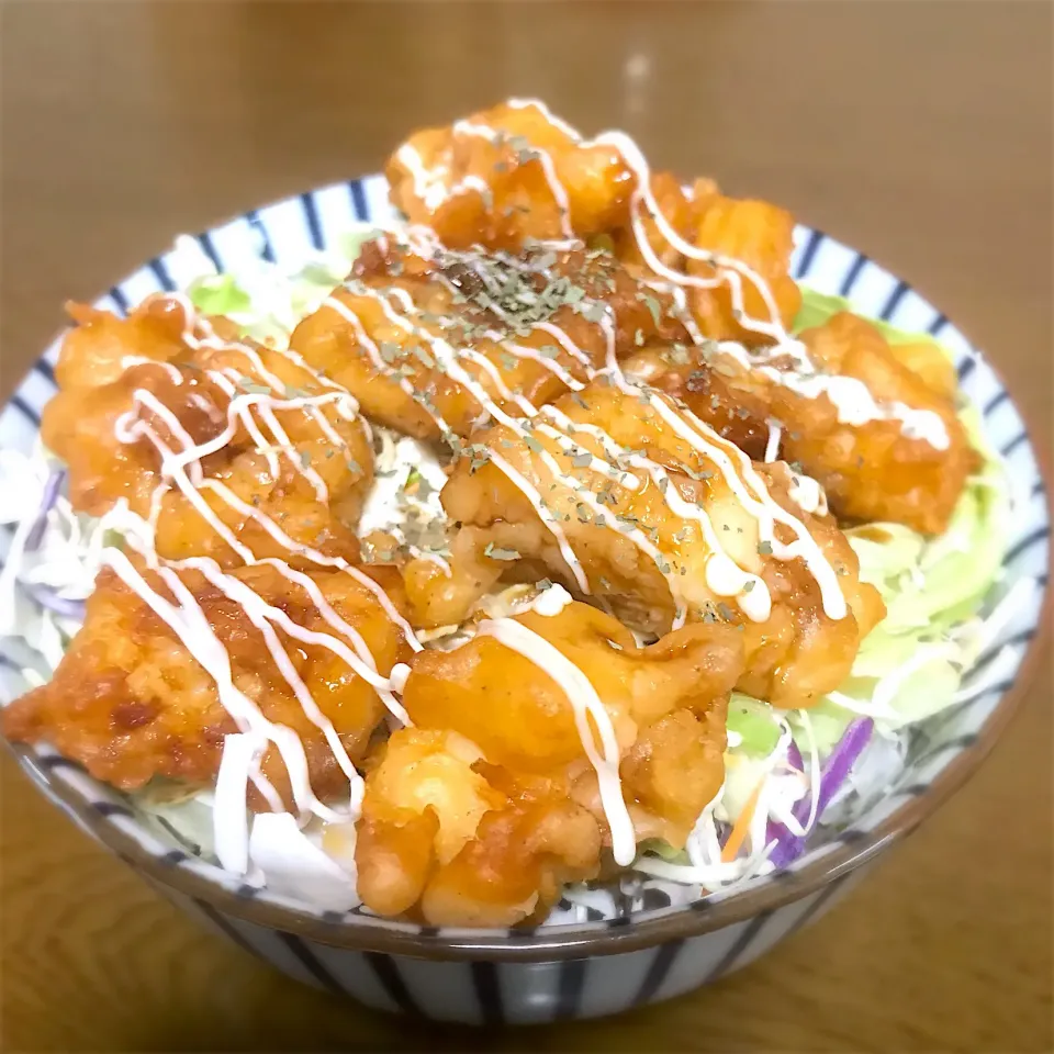 イカ身唐揚げ丼|Hiroya Fujiiさん