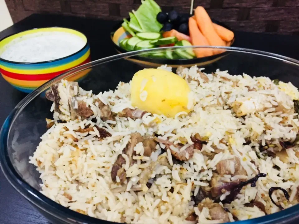 Mutton pulao|Fatima Sameena Sharifさん