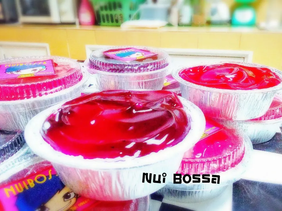 "Blueberry Cheese Pie (Cake)"💚💛😀|nuibossa fb.Nui Bossaさん