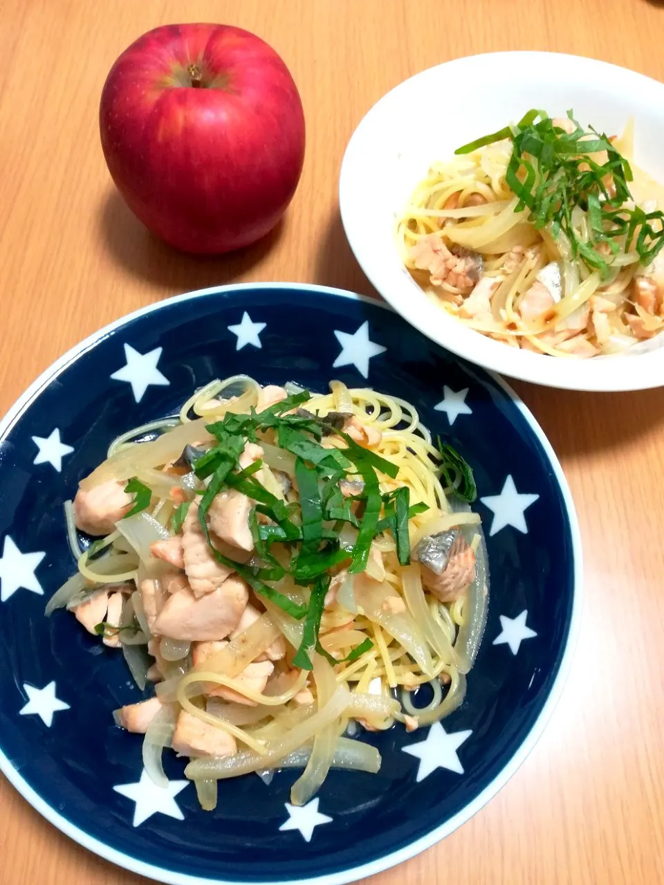 Snapdishの料理写真:Dinner #秋鮭パスタ|tamakiさん