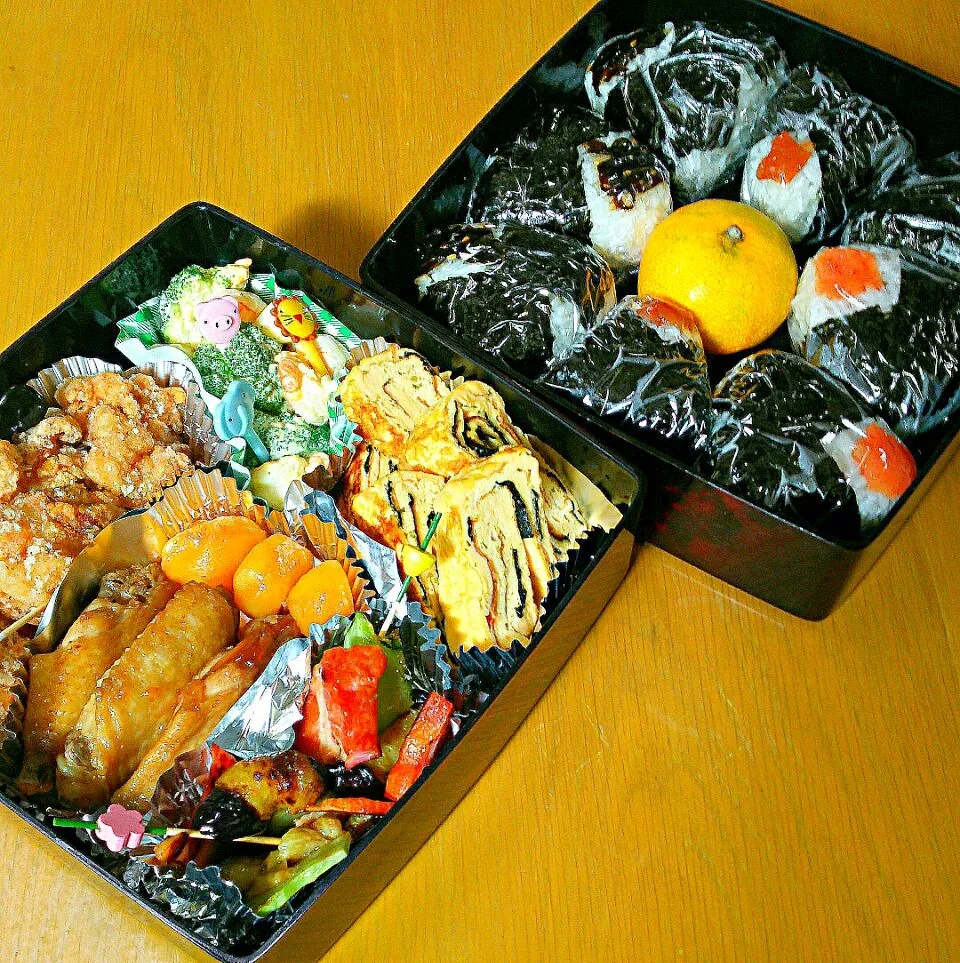 Daddy's cooking Bento box🍱 見た目は華やかさや今時感に欠けるけど味はめちゃくちゃ美味しいパパの手作り運動会弁当 #男の手料理#パパ弁|まめさん