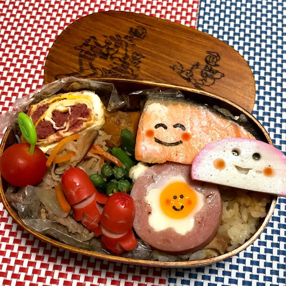 2017年10月6日 オレ弁当♪明日から三連休♪|クッキングおやぢさん