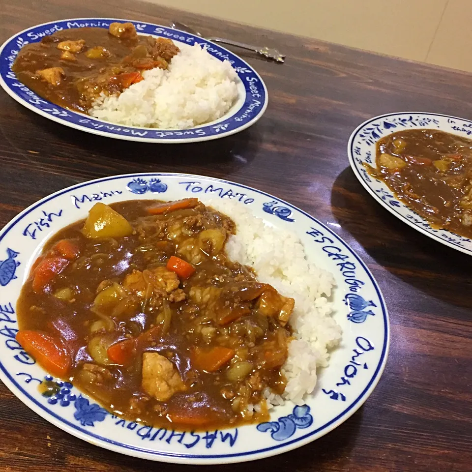 Snapdishの料理写真:初 息子作 晩ごはん♬ 10月5日|いしくん。（たまご王子🥚🐣🐥🐔）さん