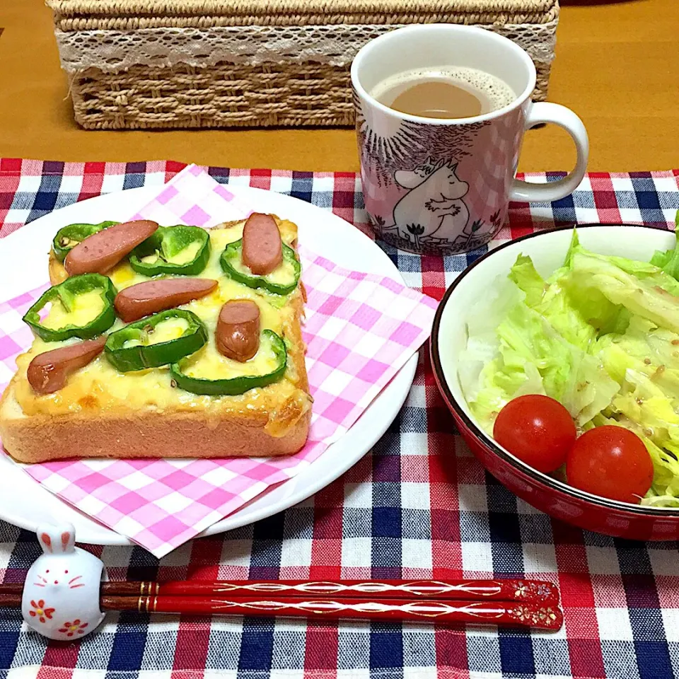 Snapdishの料理写真:今朝は、明太マヨネーズにチーズ😊|amikaさん