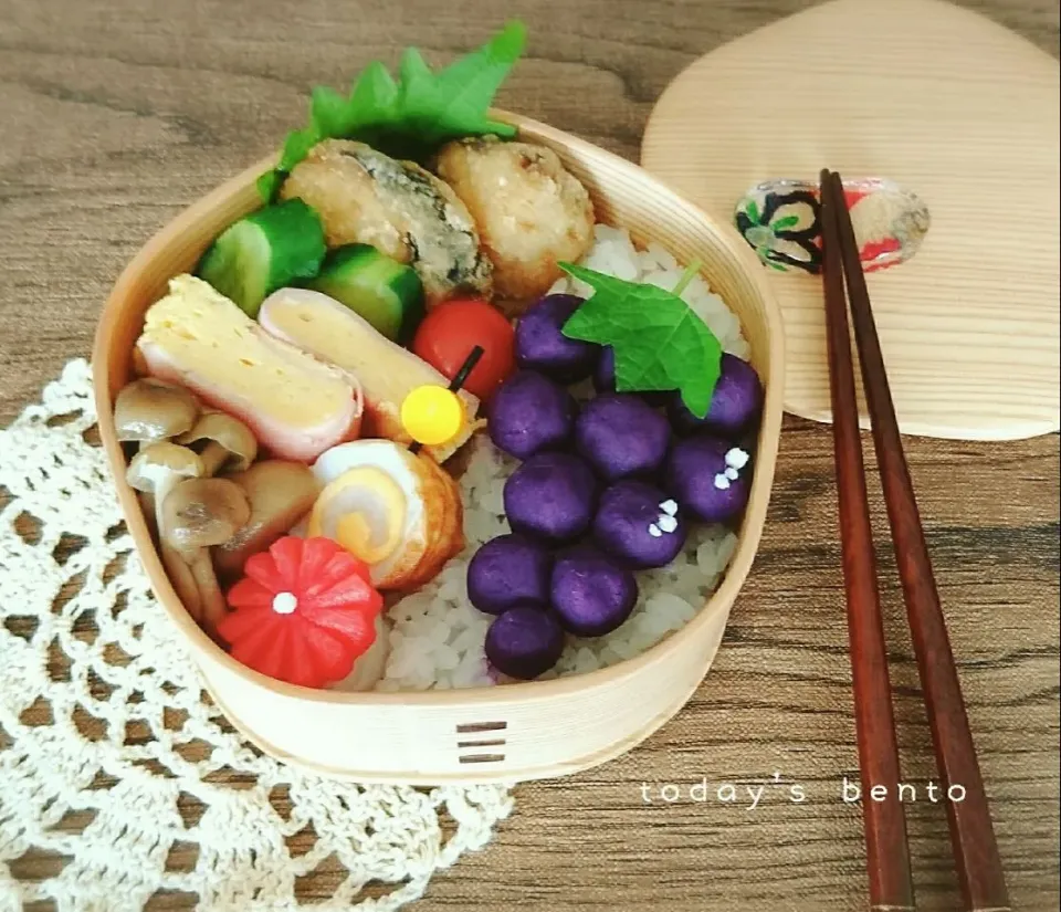 紫芋の葡萄弁当🍇|erinko0205さん