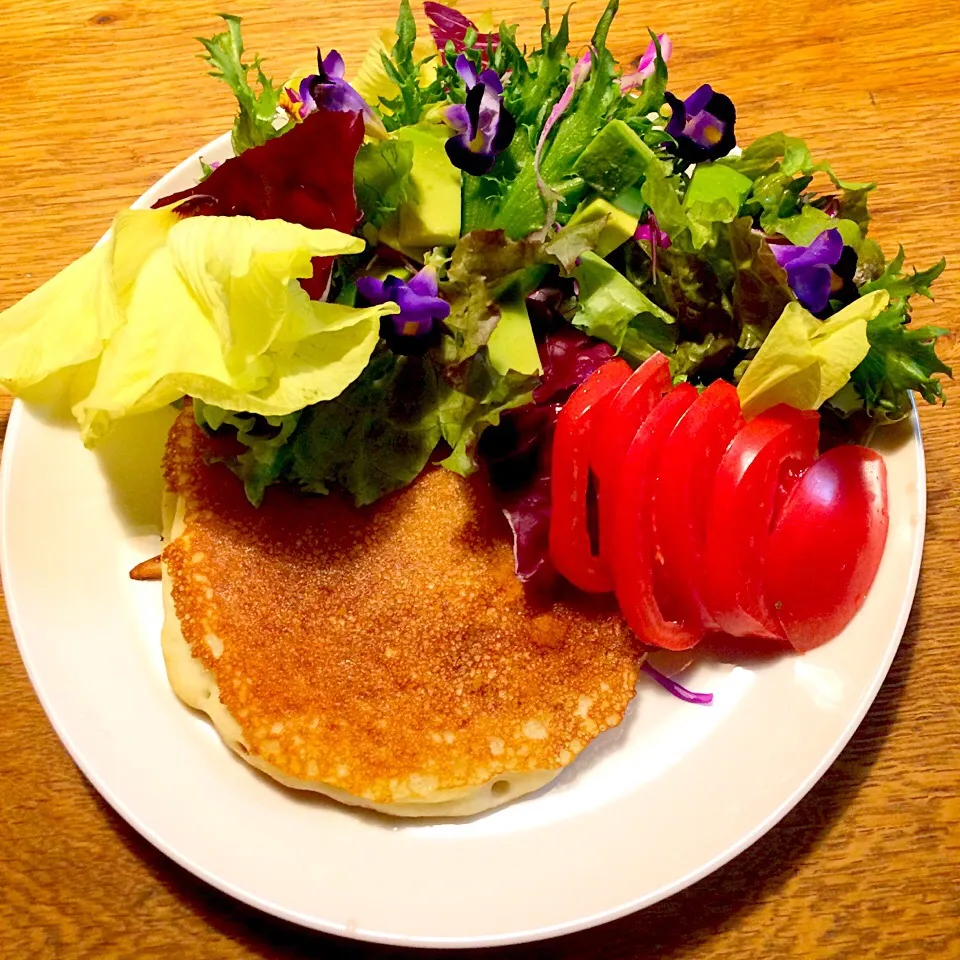 vegan グルテンフリー シュガーフリー
米粉のパンケーキ|makiko_aさん